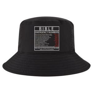 Bible Emergency Hotline Numbers Cool Comfort Performance Bucket Hat