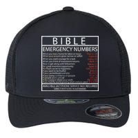 Bible Emergency Hotline Numbers Flexfit Unipanel Trucker Cap