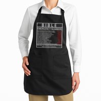 Bible Emergency Hotline Numbers Apron