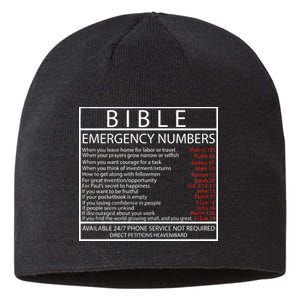 Bible Emergency Hotline Numbers Sustainable Beanie