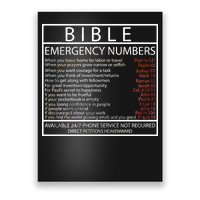 Bible Emergency Hotline Numbers Poster