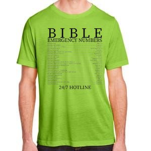 Bible Emergency Numbers Adult ChromaSoft Performance T-Shirt