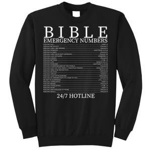 Bible Emergency Numbers Sweatshirt