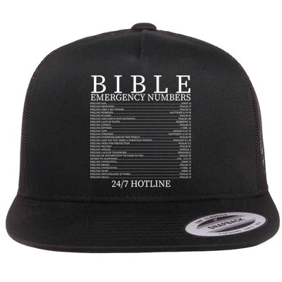 Bible Emergency Numbers Flatbill Hat