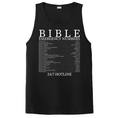 Bible Emergency Numbers PosiCharge Competitor Tank