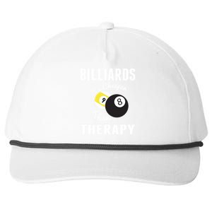 Billiards It's Cheaper Than Therapy Billiards Dad Gift For Father’s Day Snapback Five-Panel Rope Hat