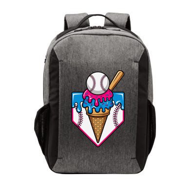 Baseball Ice Cream Dripping Drip Vector Backpack