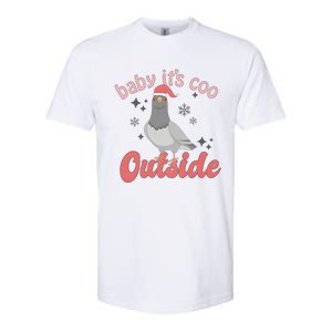 Baby ItS Coo Outside Funny Bird Nerd Christmas Softstyle CVC T-Shirt