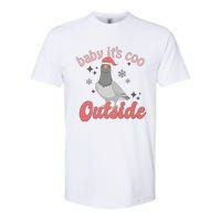 Baby ItS Coo Outside Funny Bird Nerd Christmas Softstyle CVC T-Shirt