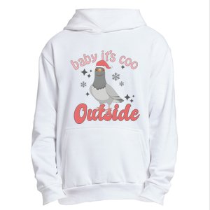 Baby ItS Coo Outside Funny Bird Nerd Christmas Urban Pullover Hoodie