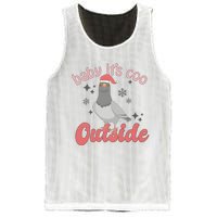 Baby ItS Coo Outside Funny Bird Nerd Christmas Mesh Reversible Basketball Jersey Tank