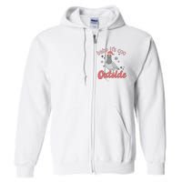 Baby ItS Coo Outside Funny Bird Nerd Christmas Full Zip Hoodie