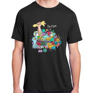 Buried In Crafting Supplies But IM Fine Adult ChromaSoft Performance T-Shirt