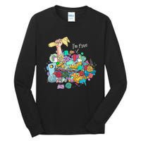 Buried In Crafting Supplies But IM Fine Tall Long Sleeve T-Shirt