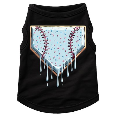 Baseball Ice Cream Dripping Women Doggie Tank