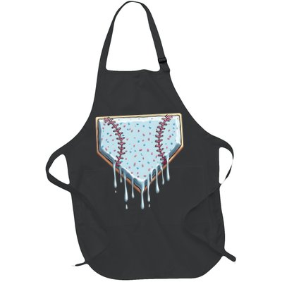Baseball Ice Cream Dripping Women Apron