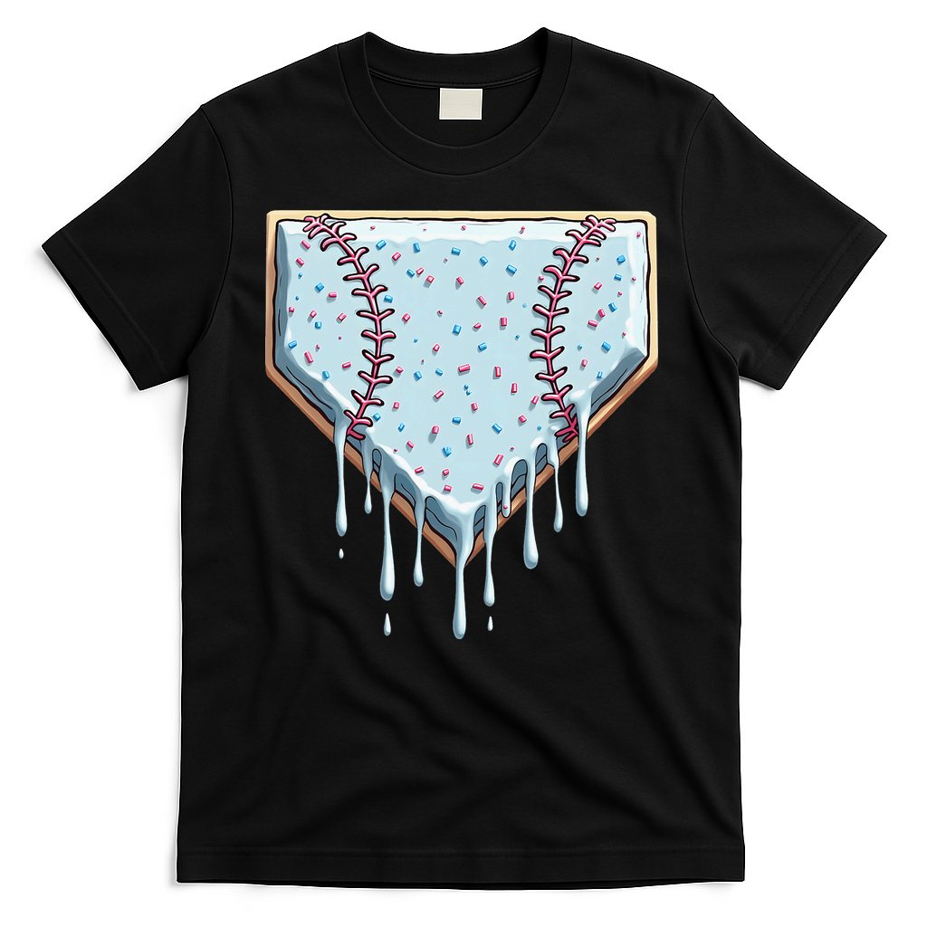 Baseball Ice Cream Dripping Women T-Shirt
