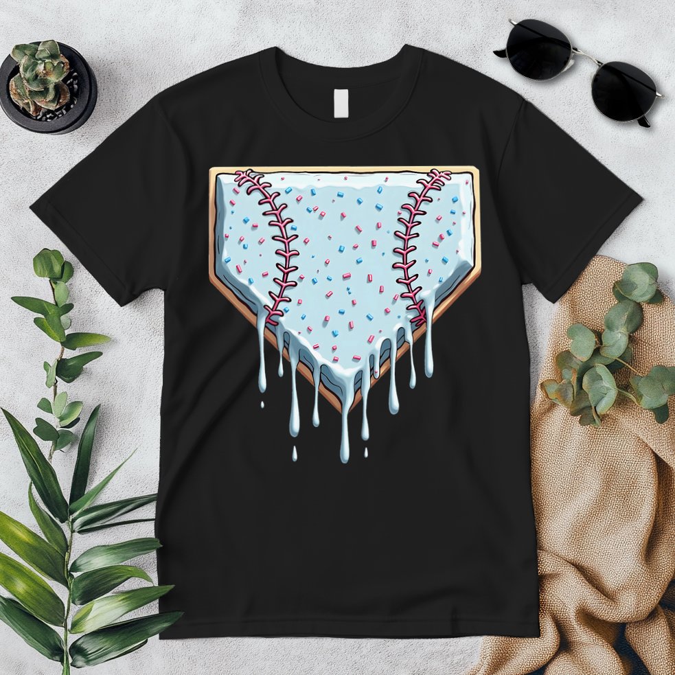 Baseball Ice Cream Dripping Women Premium T-Shirt