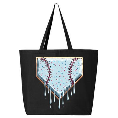 Baseball Ice Cream Dripping Women 25L Jumbo Tote