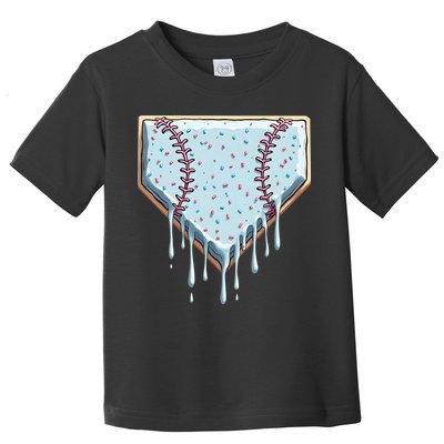 Baseball Ice Cream Dripping Women Toddler T-Shirt