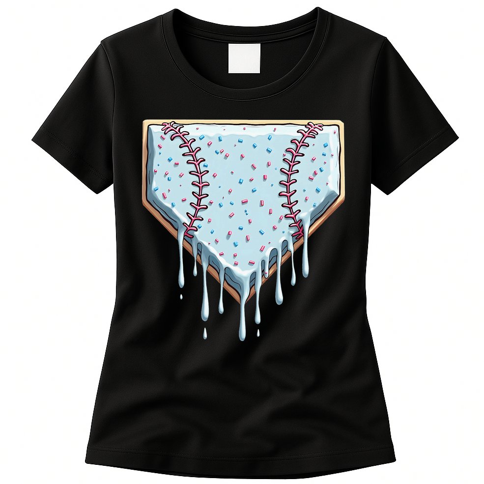 Baseball Ice Cream Dripping Women Womens T-Shirt