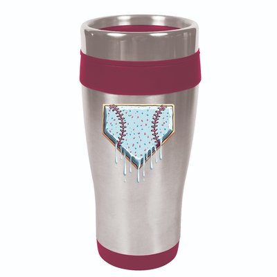 Baseball Ice Cream Dripping Women 16oz Travel Tumbler