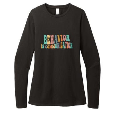 Behavior Is Communication Womens CVC Long Sleeve Shirt