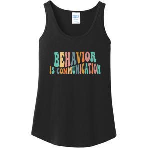 Behavior Is Communication Ladies Essential Tank