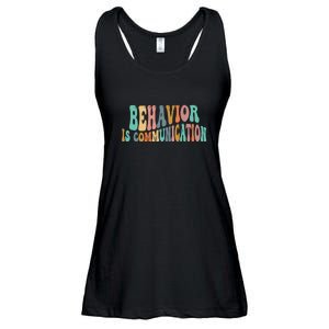 Behavior Is Communication Ladies Essential Flowy Tank