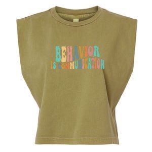 Behavior Is Communication Garment-Dyed Women's Muscle Tee