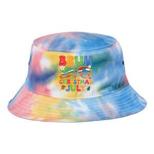 Bruh ItS Christmas In July Sunglasses Summer Beach Xmas Tie Dye Newport Bucket Hat