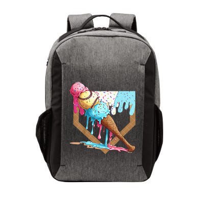 Baseball Ice Cream Dripping Drip Vector Backpack
