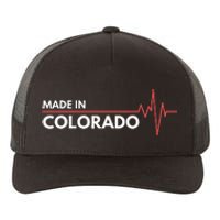 Born In Colorado Heartbeat Place Of Birth Yupoong Adult 5-Panel Trucker Hat