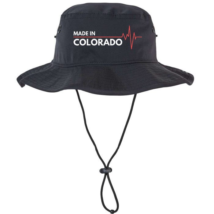 Born In Colorado Heartbeat Place Of Birth Legacy Cool Fit Booney Bucket Hat