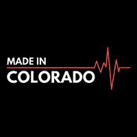 Born In Colorado Heartbeat Place Of Birth Kids Hoodie