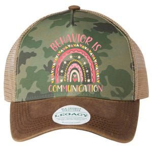 Behavior Is Communication Special Education Sped Teacher Gift Legacy Tie Dye Trucker Hat