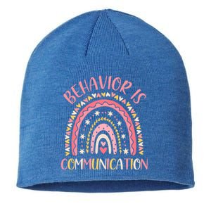 Behavior Is Communication Special Education Sped Teacher Gift Sustainable Beanie