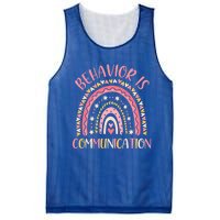 Behavior Is Communication Special Education Sped Teacher Gift Mesh Reversible Basketball Jersey Tank