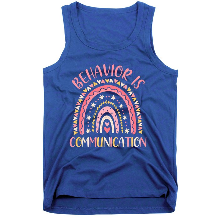 Behavior Is Communication Special Education Sped Teacher Gift Tank Top