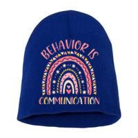 Behavior Is Communication Special Education Sped Teacher Gift Short Acrylic Beanie