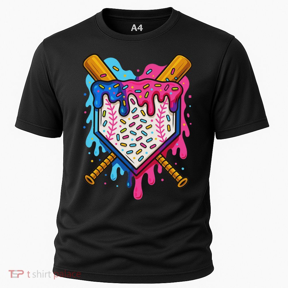 Baseball Ice Cream Drip Baseball Performance Shirt