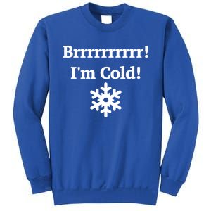 Brrrrr! IM Cold Snowflake Funny Winter Freezing Cool Gift Sweatshirt