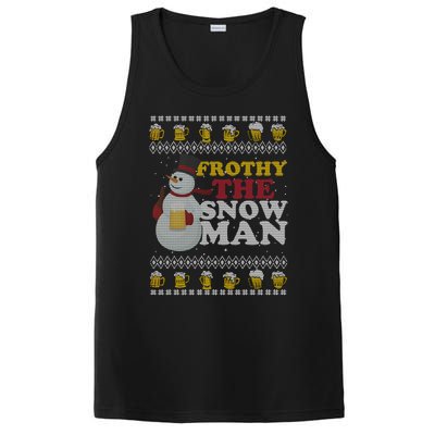 Beer Ipa Craft Beer Ugly Christmas Funny Frothy The Snow Gift PosiCharge Competitor Tank