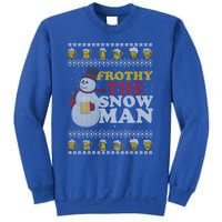 Beer Ipa Craft Beer Ugly Christmas Funny Frothy The Snow Gift Sweatshirt