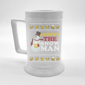 Beer Ipa Craft Beer Ugly Christmas Funny Frothy The Snow Gift Beer Stein