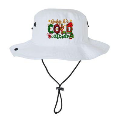 Baby ItS Cold Outside Buffalo Plaid Christmas Matching Legacy Cool Fit Booney Bucket Hat