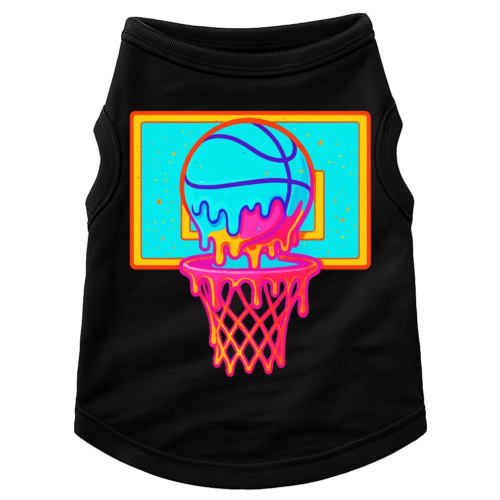 Basketball Ice Cream Drip Doggie Tank