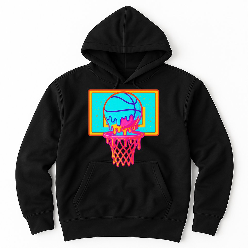 Basketball Ice Cream Drip Hoodie