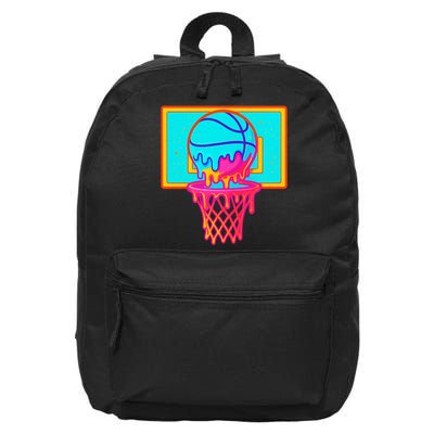Basketball Ice Cream Drip 16 in Basic Backpack