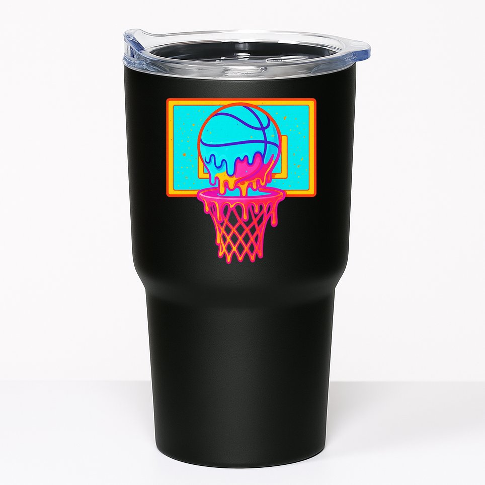 Basketball Ice Cream Drip Tumbler